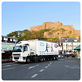 8.0m 'box livery' trailer at Gorey